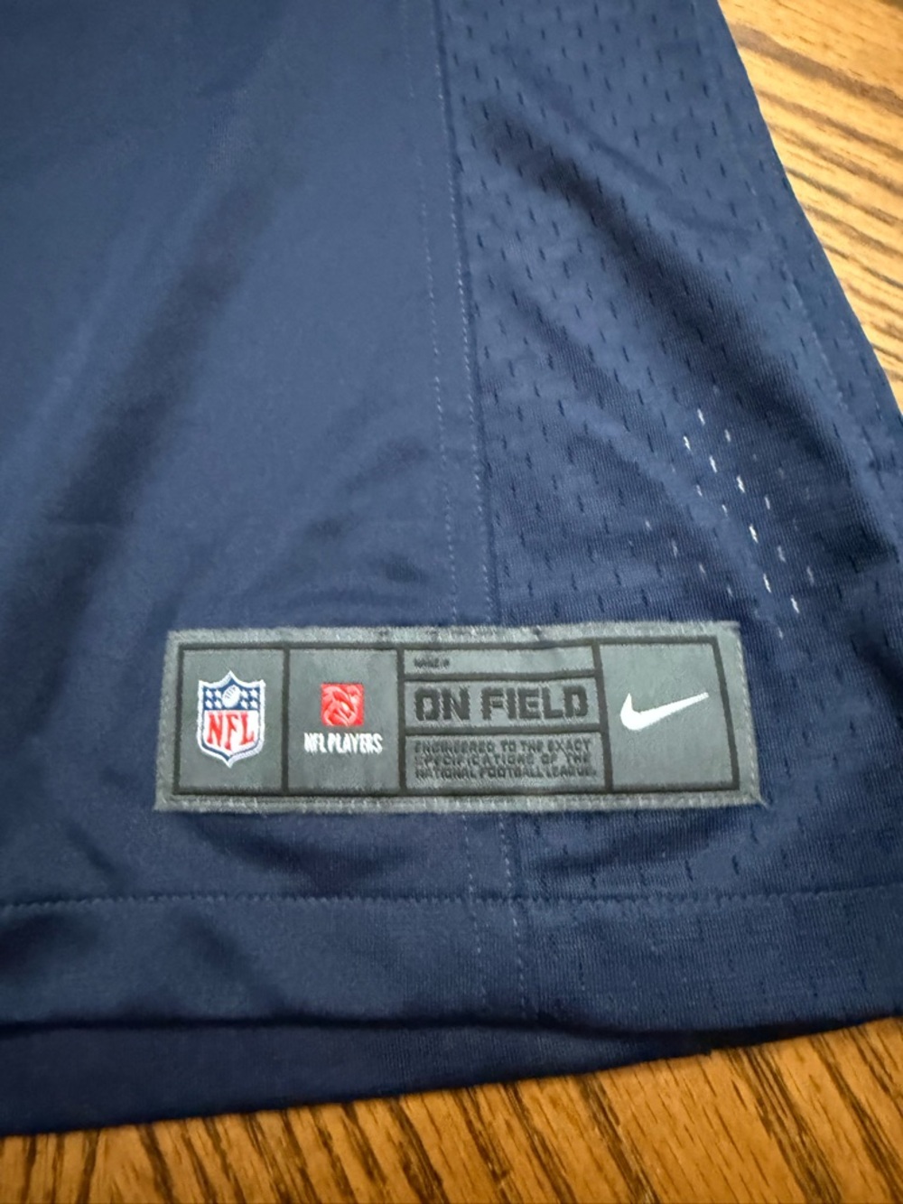 Nike Navy and Neon Green Seahawks #12 FAN Jersey - Picture 9 of 9